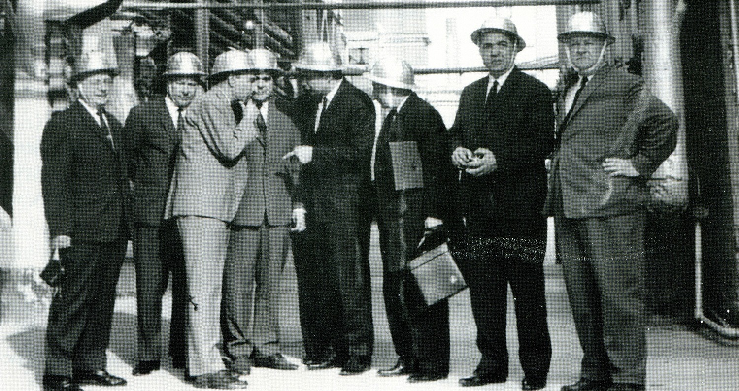 На Нижневартовском газоперерабатывающем заводе, 1970 год
