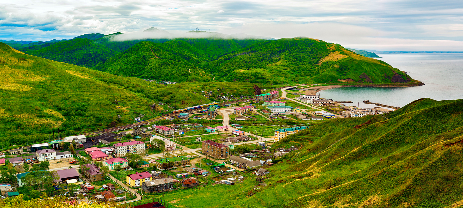 Село Чехов в Сахалинской области на Дальнем Востоке. Фото: Shutterstock