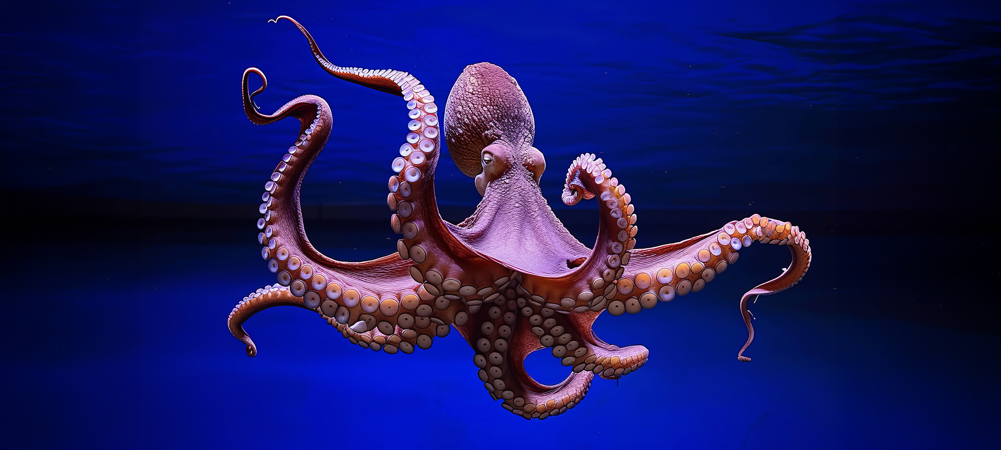 Осьминог в море. Фото: Magnific