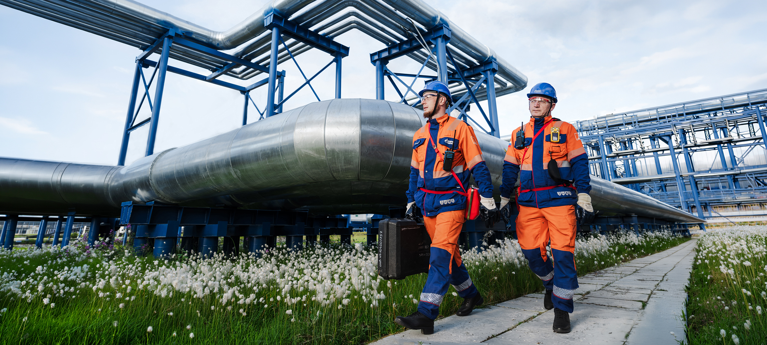 Вахтовики на Новопортовском нефтегазовом месторождении