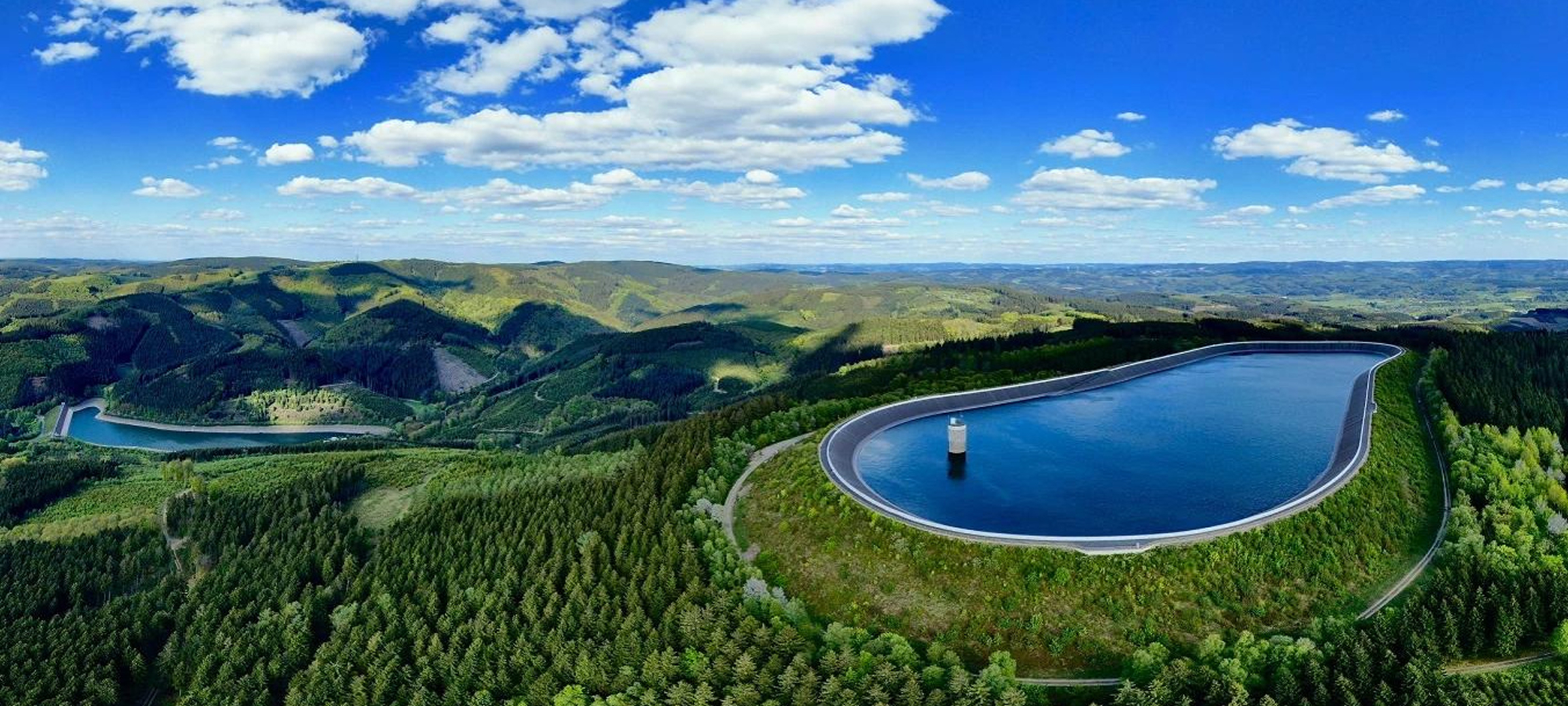 Гидроаккумулирующая электростанция Рёнкхаузен, Германия. Фото: Wikimedia / Dr. G. Schmitz.